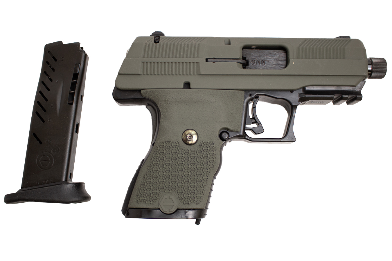 HI POINT YC9 9mm Optic Ready Pistol with OD Green Finish